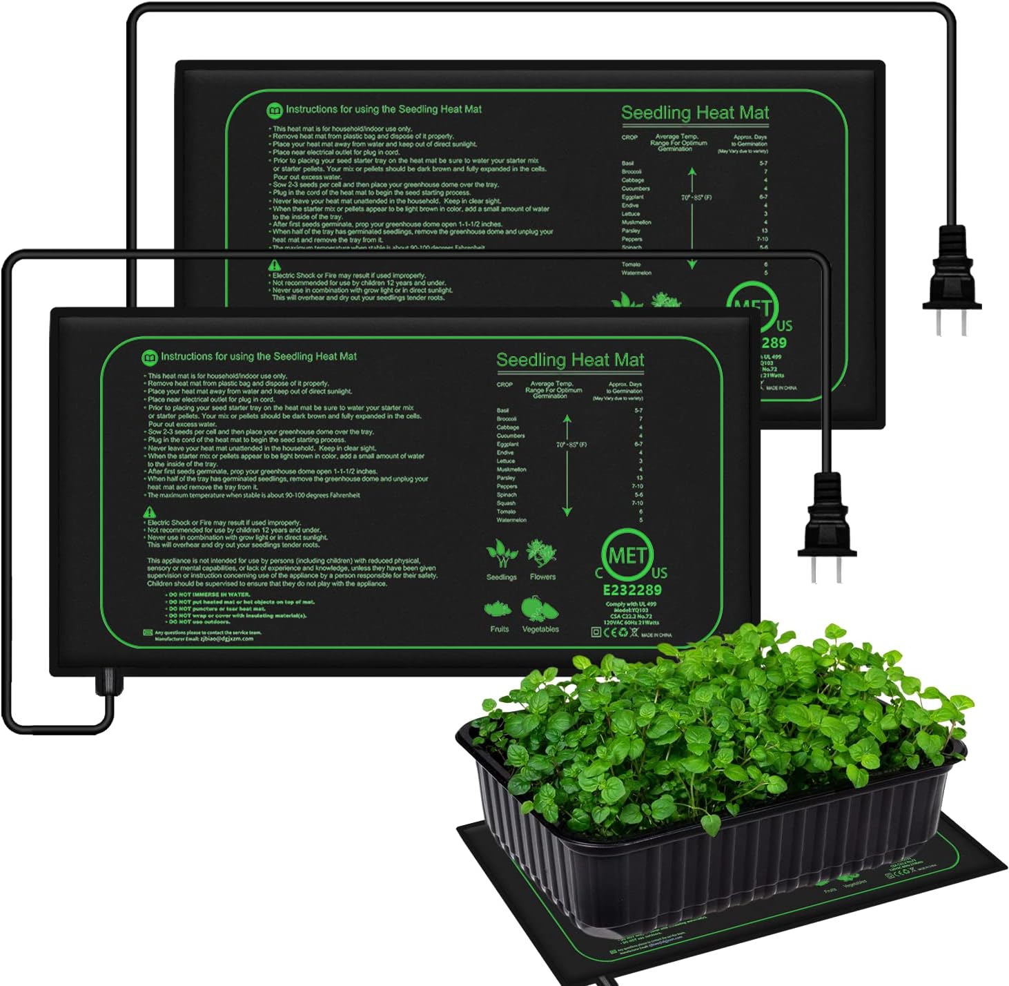 Plant Growth Regulator - Estera térmica para plántulas de 10/25/50CM,
