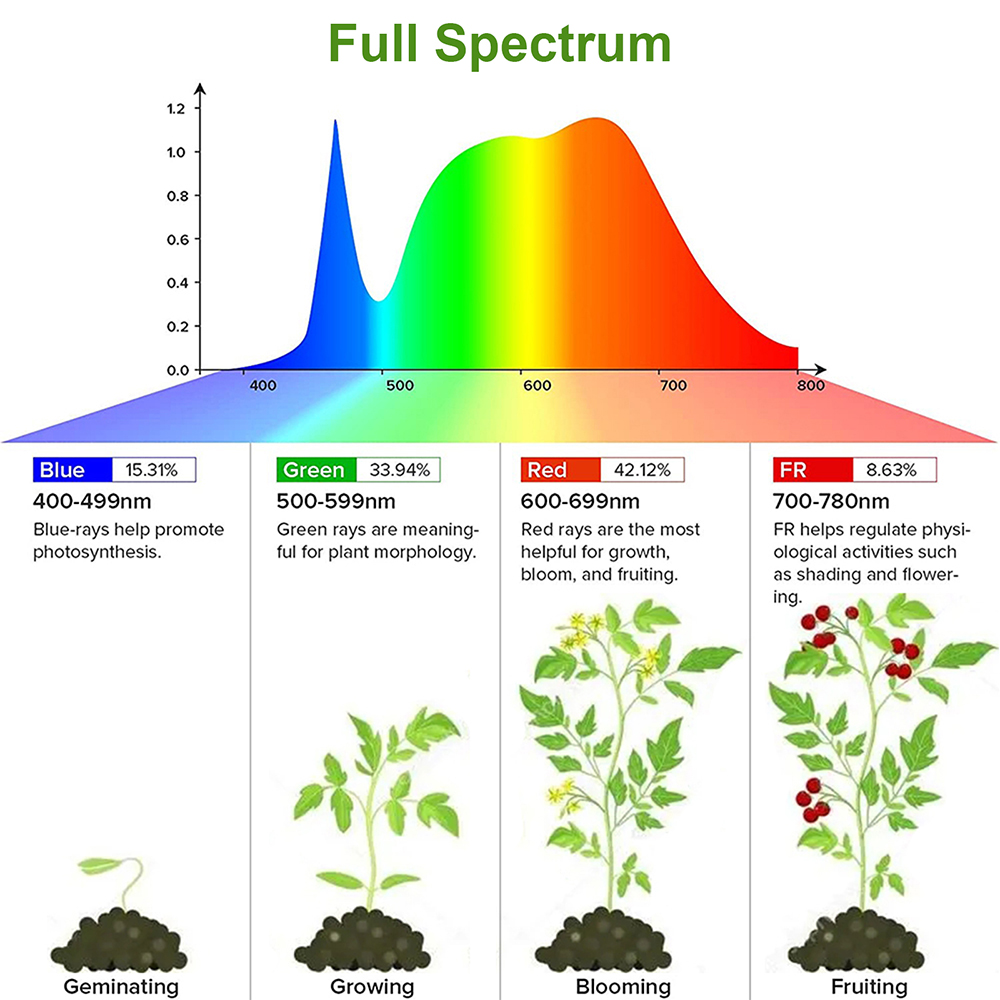 Tira de luces LED de cultivo d - Plant Growth Regulator reseña y precio