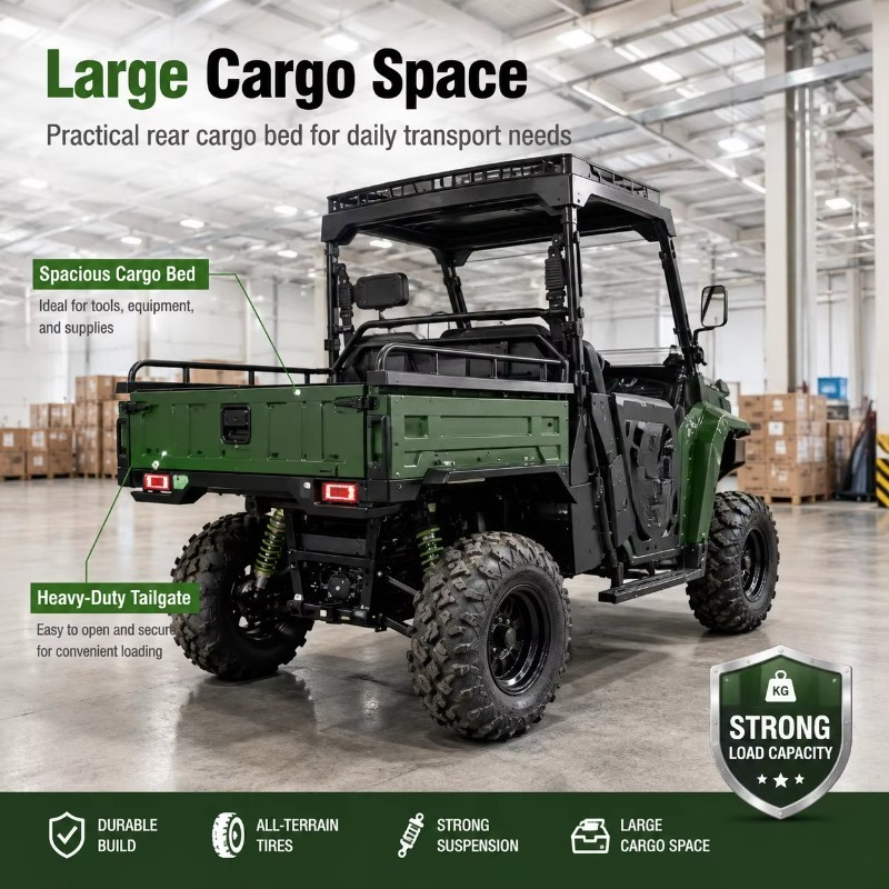UTV Eléctrico Agrícola 4x4 de  - Organic Farming Of Agriculture reseña y precio